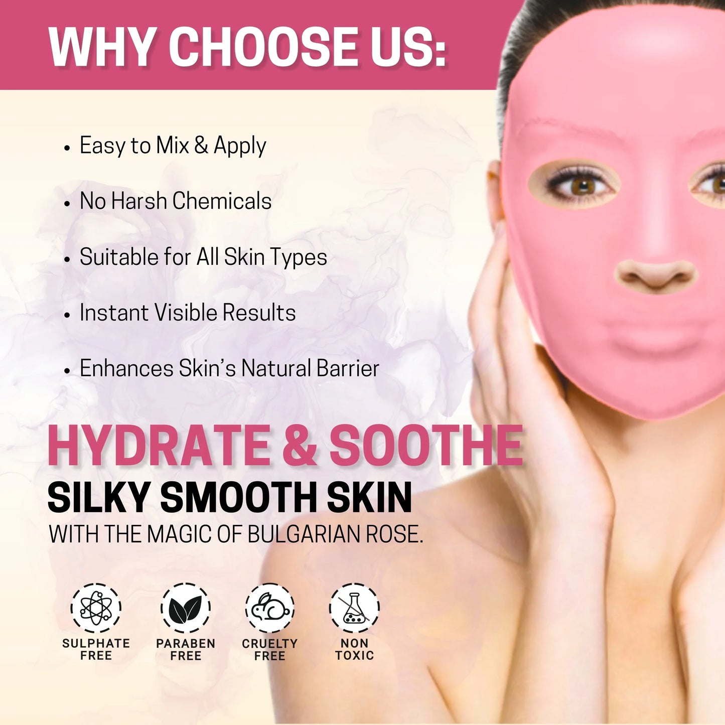 Bulgarian Rose Peel-Off Mask – Pack of 2 (30g Each)