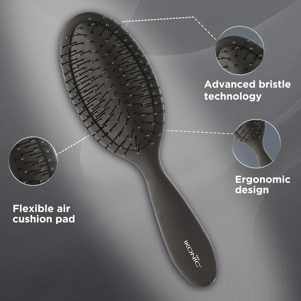 Ikonic Professional No Knots Oval Hair Brushes