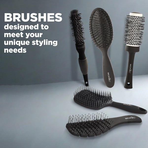 Ikonic Professional No Knots Oval Hair Brushes