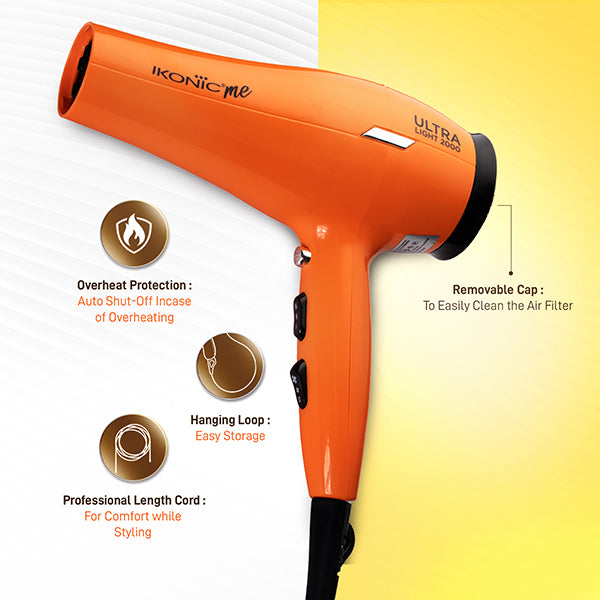 Ikonic Me- Ultralight 2000 Hair Dryer