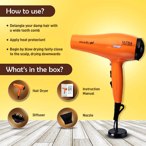 Ikonic Me- Ultralight 2000 Hair Dryer
