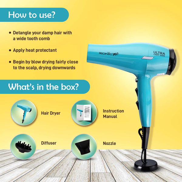 Ikonic Me- Ultralight 2000 Hair Dryer