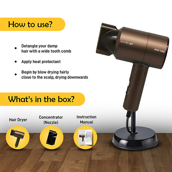 Ikonic Me Mini Vibe Hair Dryer