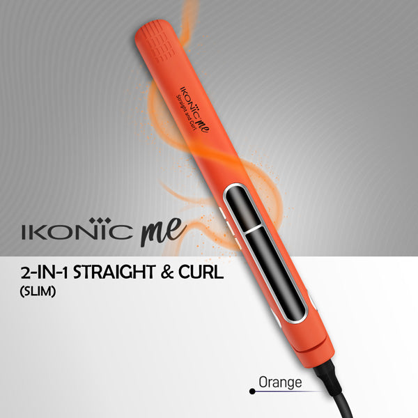 Ikonic Me 2 in 1 Straight and Curl (Slim) Hair Straightener