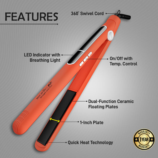 Ikonic Me 2 in 1 Straight and Curl (Slim) Hair Straightener