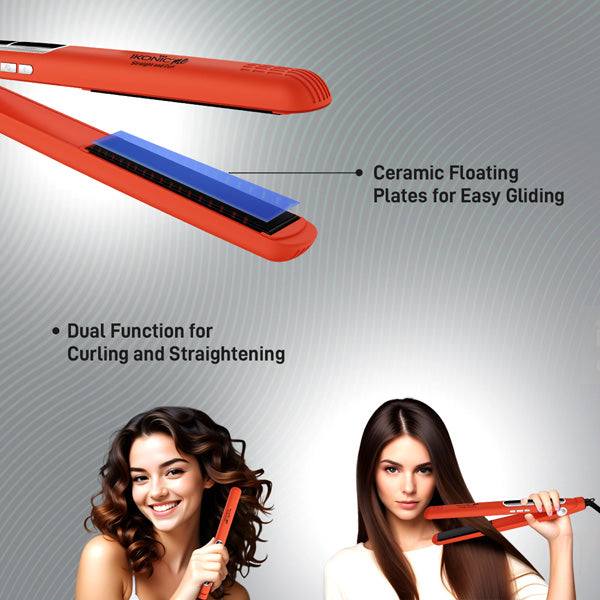 Ikonic Me 2 in 1 Straight and Curl (Slim) Hair Straightener