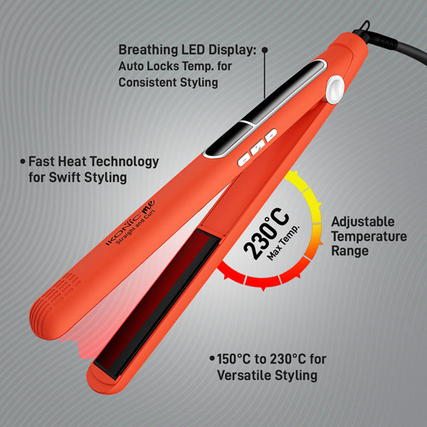 Ikonic Me 2 in 1 Straight and Curl (Slim) Hair Straightener