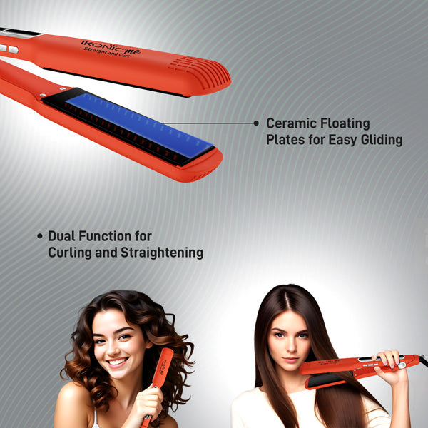 Ikonic Me 2 in 1 Straight and Curl (Wide) Hair Straightener