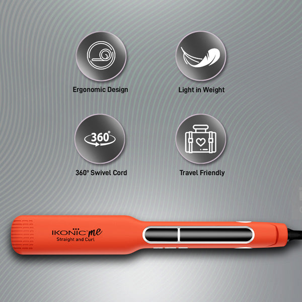 Ikonic Me 2 in 1 Straight and Curl (Wide) Hair Straightener