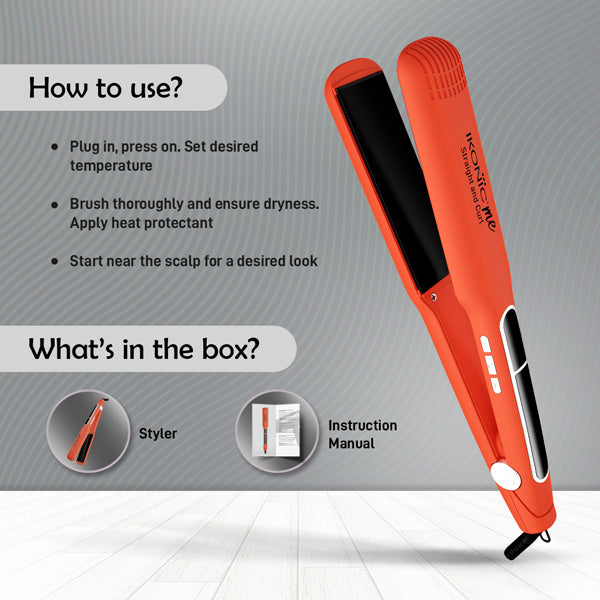 Ikonic Me 2 in 1 Straight and Curl (Wide) Hair Straightener
