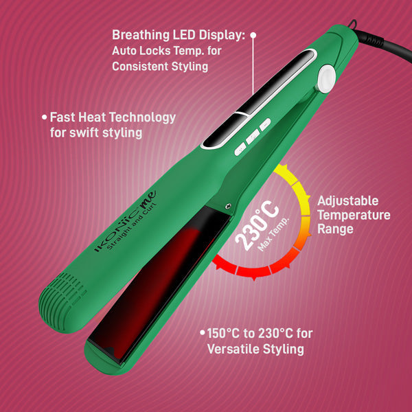 Ikonic Me 2 in 1 Straight and Curl (Wide) Hair Straightener