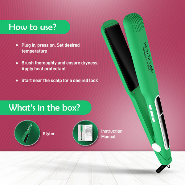 Ikonic Me 2 in 1 Straight and Curl (Wide) Hair Straightener