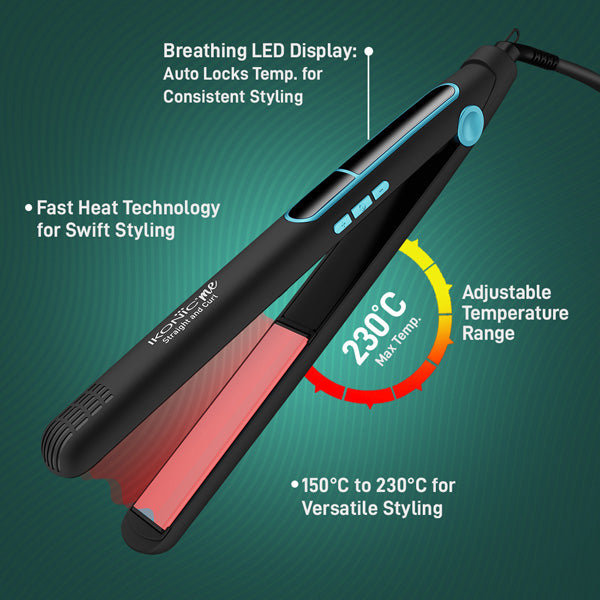 Ikonic Me 2 in 1 Straight and Curl (Slim) Hair Straightener
