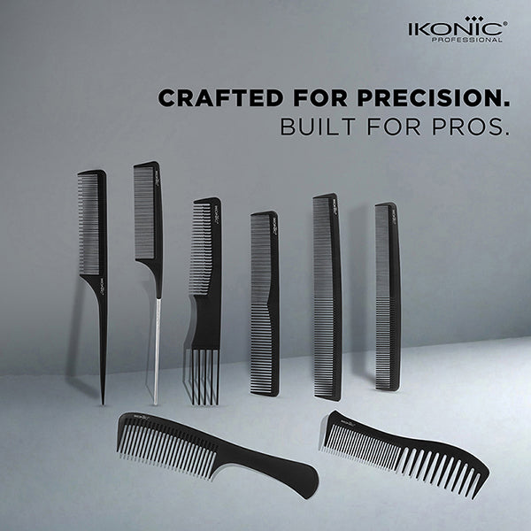 Ikonic Professional Pro Comb Set- (Set of 8 Pieces)