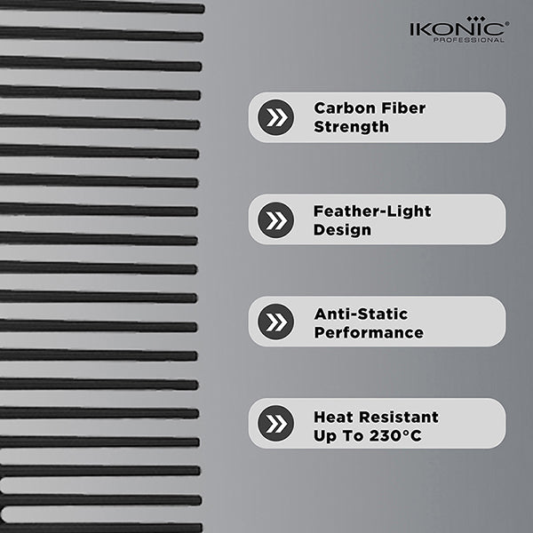 Ikonic Professional Pro Comb Set- (Set of 8 Pieces)