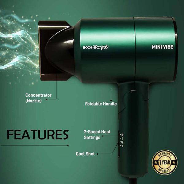 Ikonic Me Mini Vibe Hair Dryer