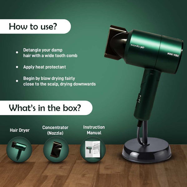 Ikonic Me Mini Vibe Hair Dryer