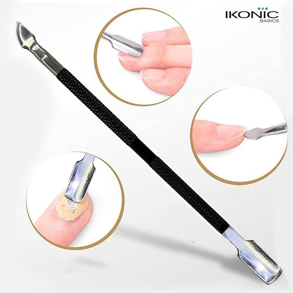 Ikonic Basics 2 in 1 Cuticle Pusher & Cutter IKB-644-1C