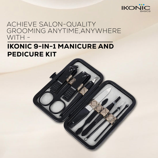 Ikonic Basics 9 in 1 Manicure Kit IKB-173-2C