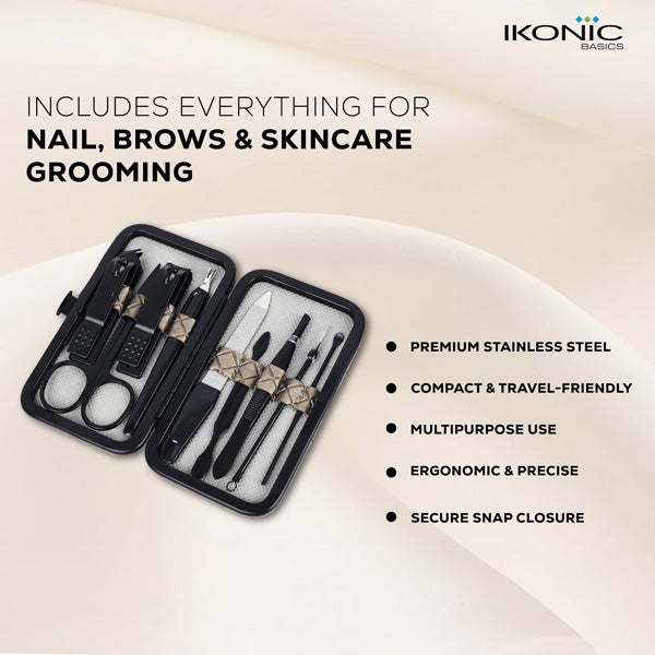 Ikonic Basics 9 in 1 Manicure Kit IKB-173-2C