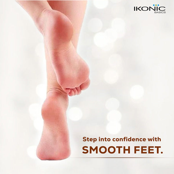 Ikonic Basics Sided Sand Bamboo Foot Scraper IKB-758C