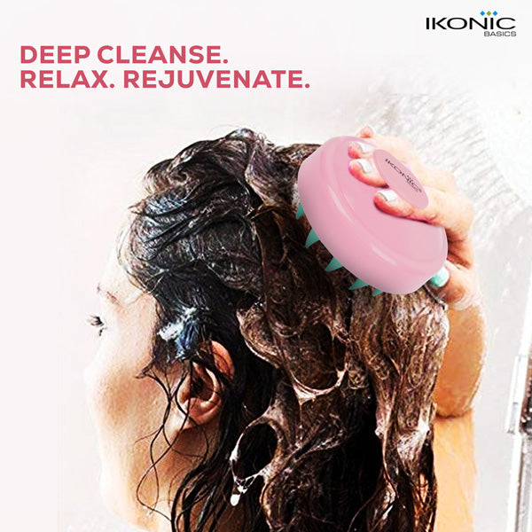 Ikonic Basics Scalp Massager & Shampoo Brush IKB-053C