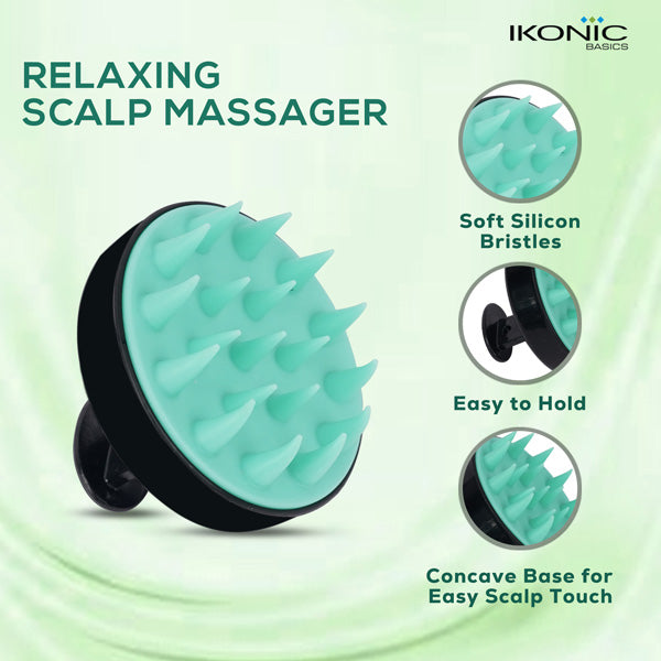 Ikonic Basics Scalp Massager & Shampoo Brush IKB-053C