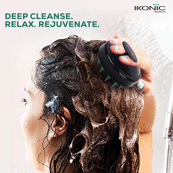 Ikonic Basics Scalp Massager & Shampoo Brush IKB-053C