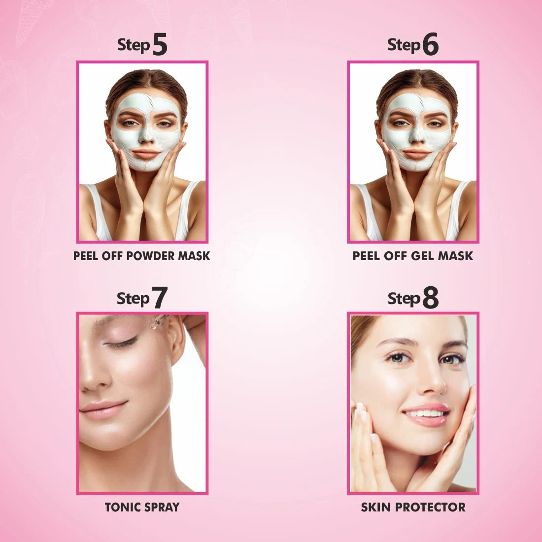 Berry Bomb & Cotton Candy Ice Cream Mask Combo – Ultimate Skin Brightening & Nourishing Facial Kit