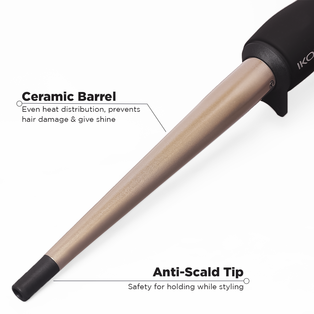 Ikonic Professional Conical Tong Hair Curler