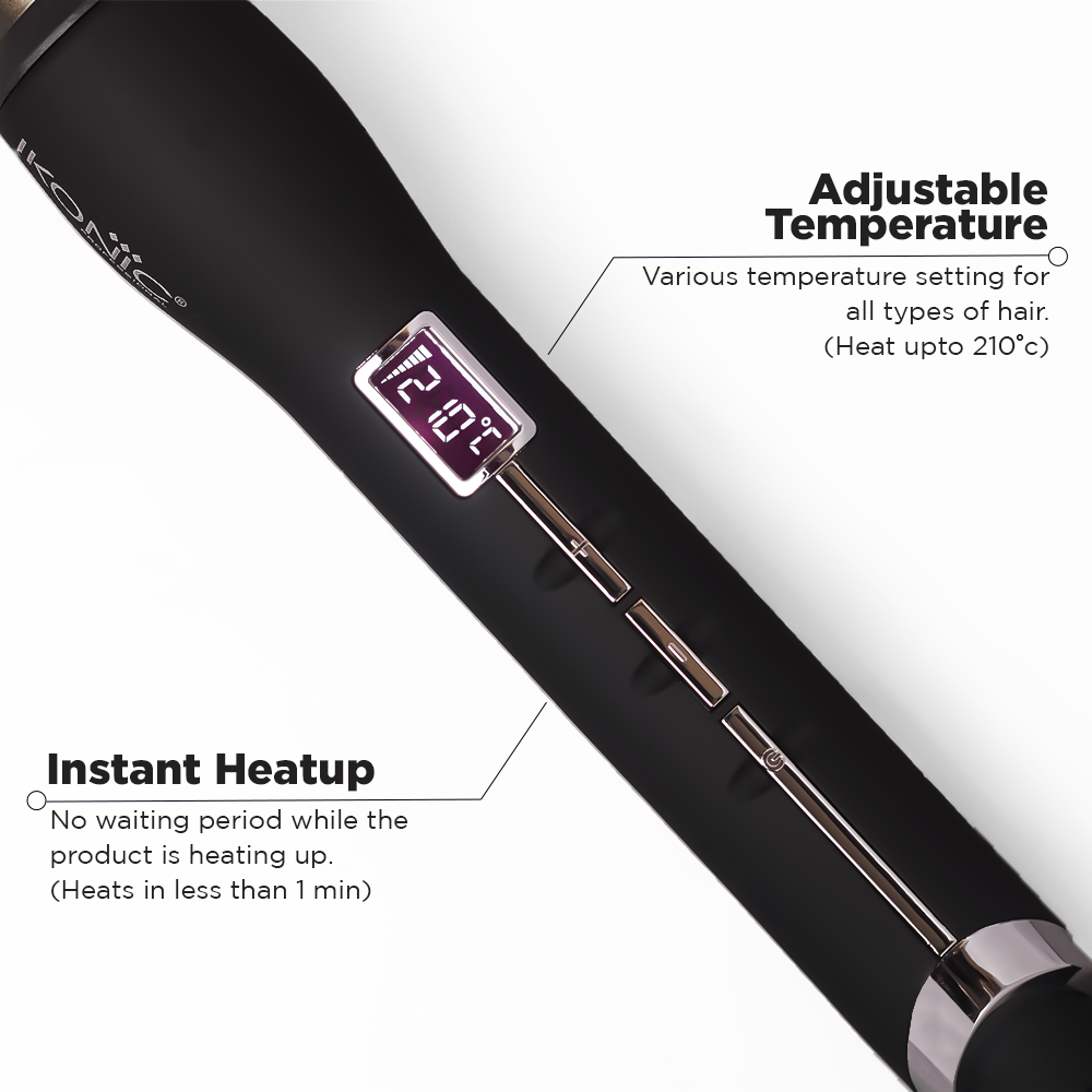 Ikonic Professional Conical Tong Hair Curler