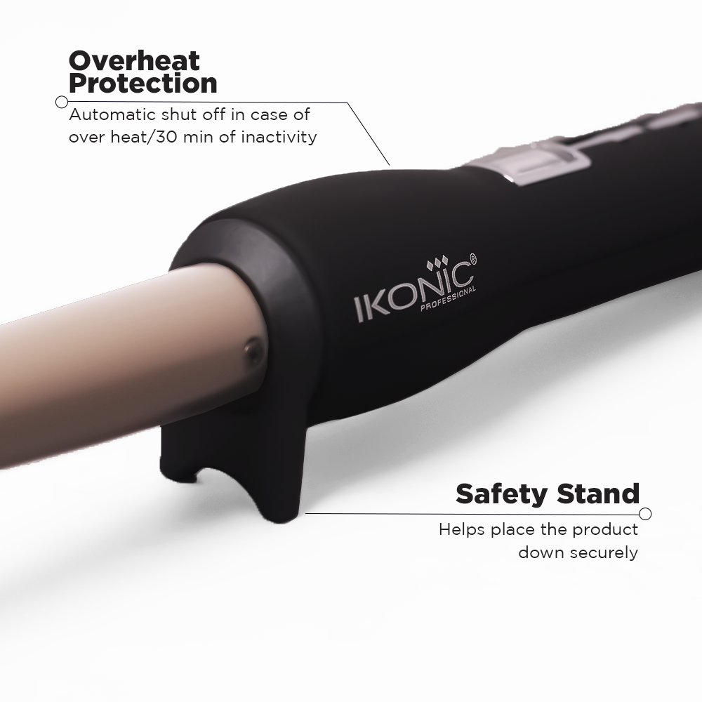 Ikonic Professional Conical Tong Hair Curler
