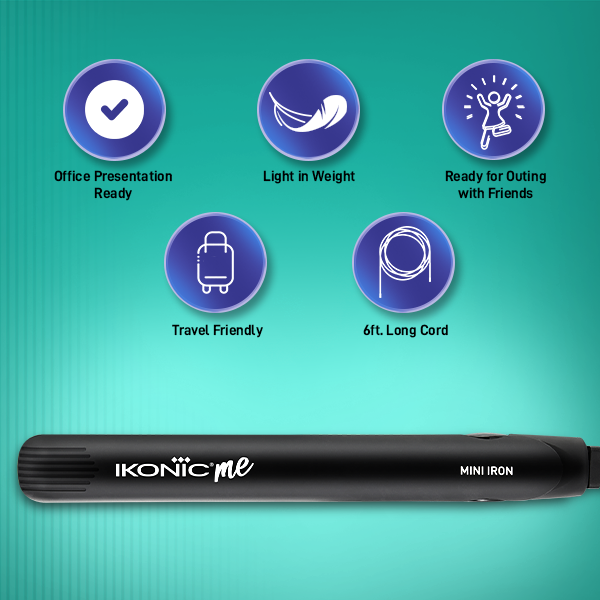 Ikonic Me Mini Iron Hair Straightener