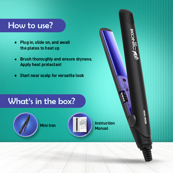 Ikonic Me Mini Iron Hair Straightener
