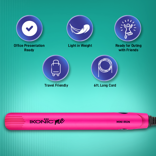 Ikonic Me Mini Iron Hair Straightener