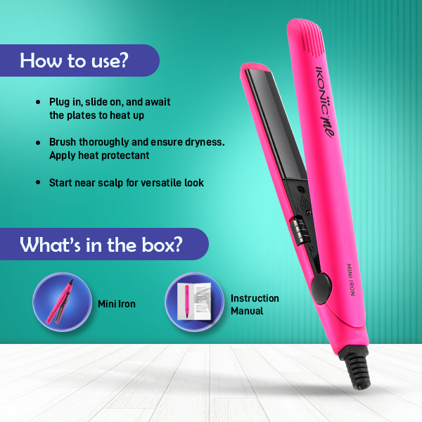 Ikonic Me Mini Iron Hair Straightener