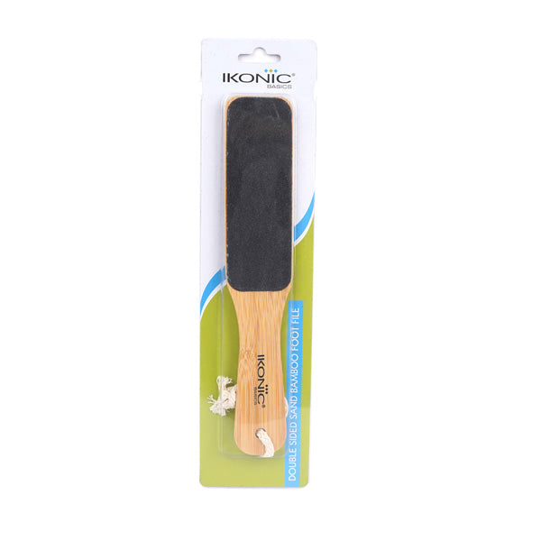 Ikonic Basics Double Sided Sand Bamboo Foot File IKB-756C