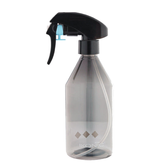 Transparent Hair Spray Bottle - SB-02 - 300 ml Smoke Grey